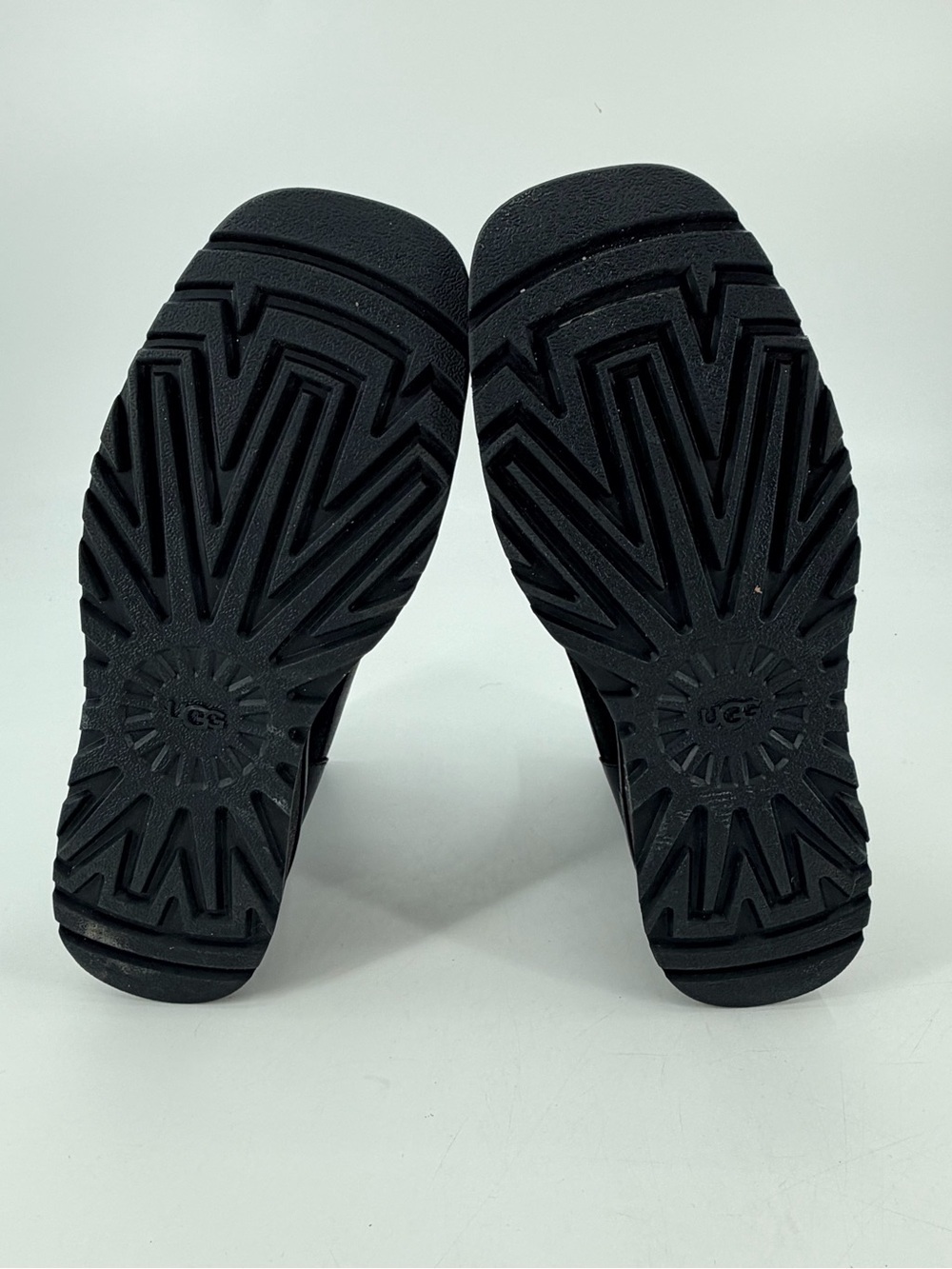 UGG Cityfunc Zip Platform Fashion Boots Womens Size 9.5 Black Water resistant - Picture 6 of 6